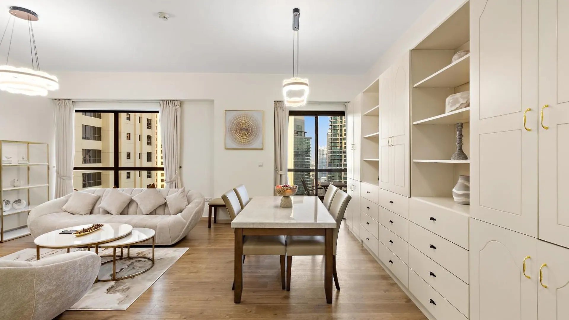 Luxe 2Br With Marina View In Jbr And Walk To The Beach Dubaj 0*,